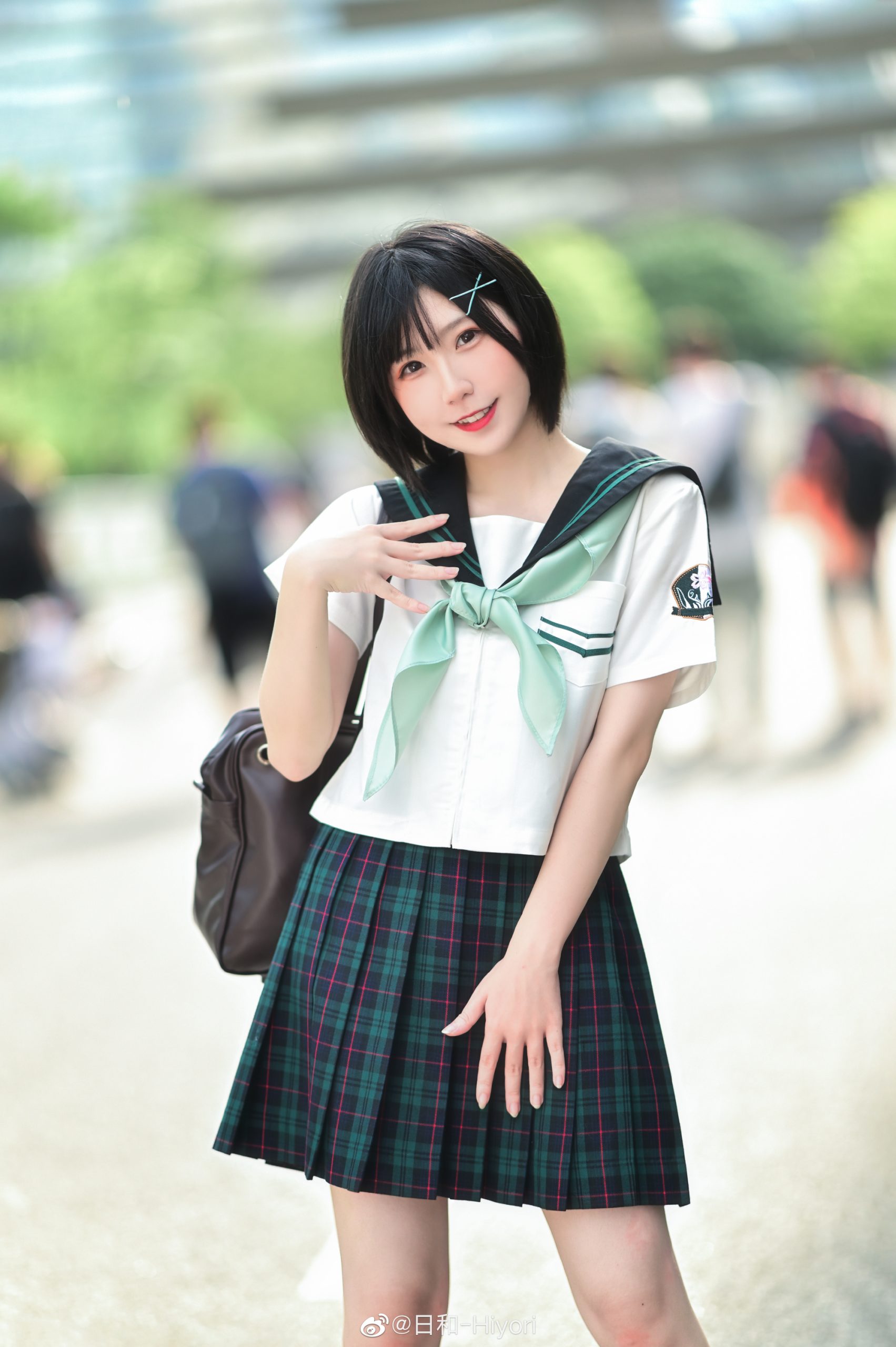 JK制服 是非常上镜的鲸鱼！！ @日和-Hiyori-米哈社