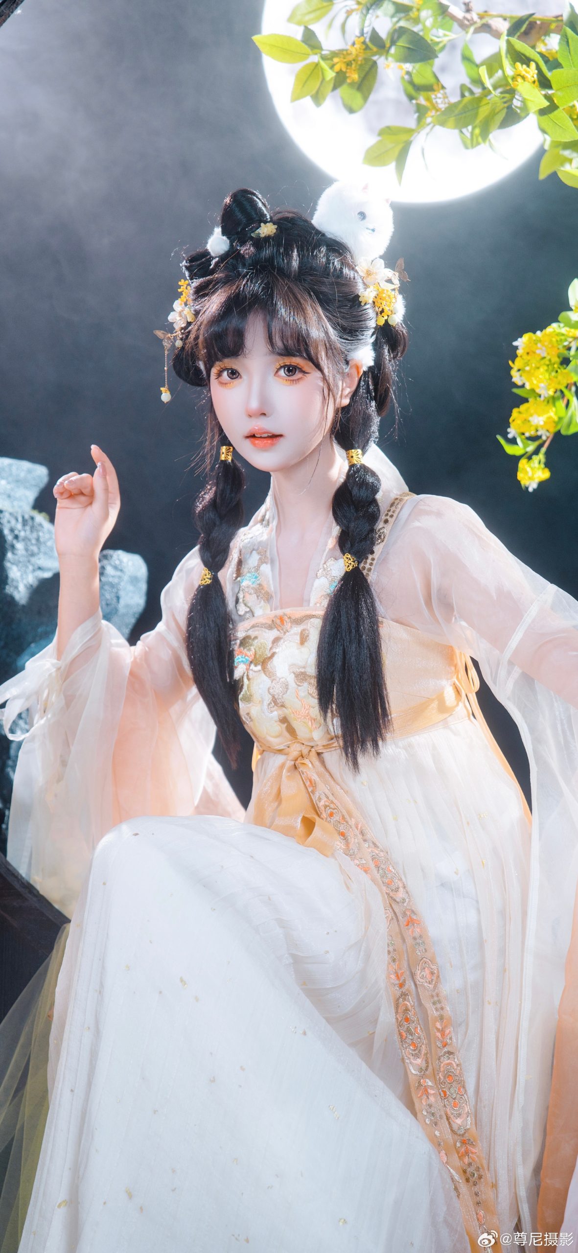 汉服 起舞弄清影 何似在人间@浅九ninth-米哈社