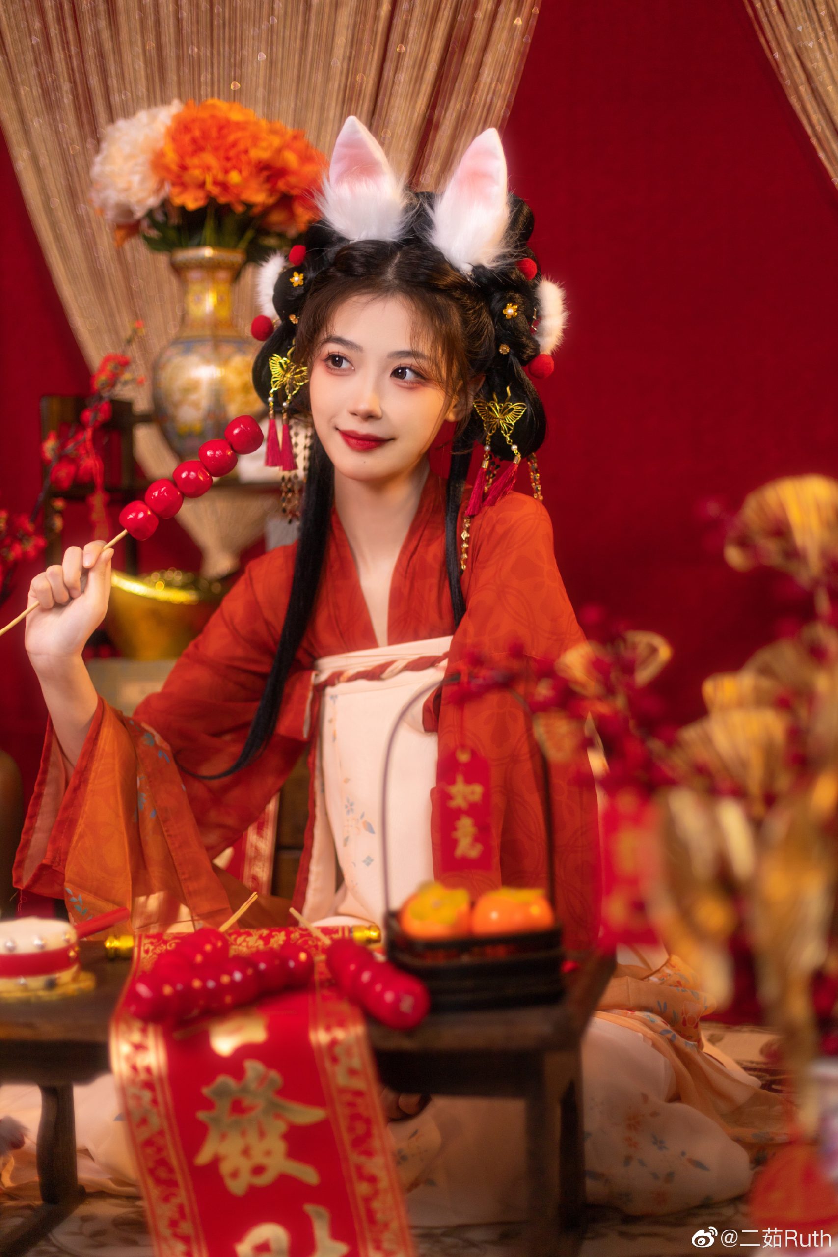 新年第一波～🐰年快乐！ @二茹Ruth-米哈社