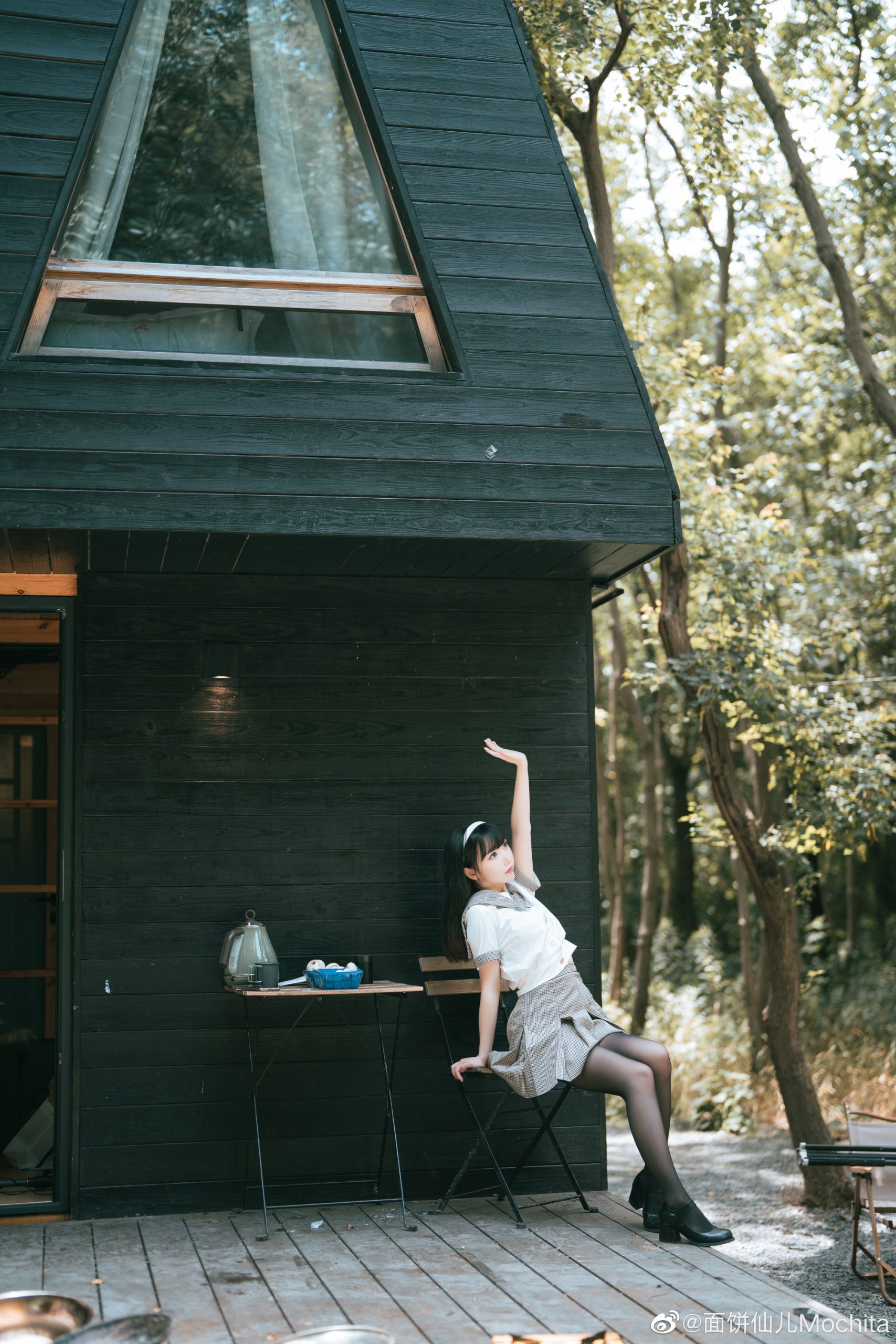 JK制服 ——夏日不语，蝉鸣而至@面饼仙儿Mochita-米哈社