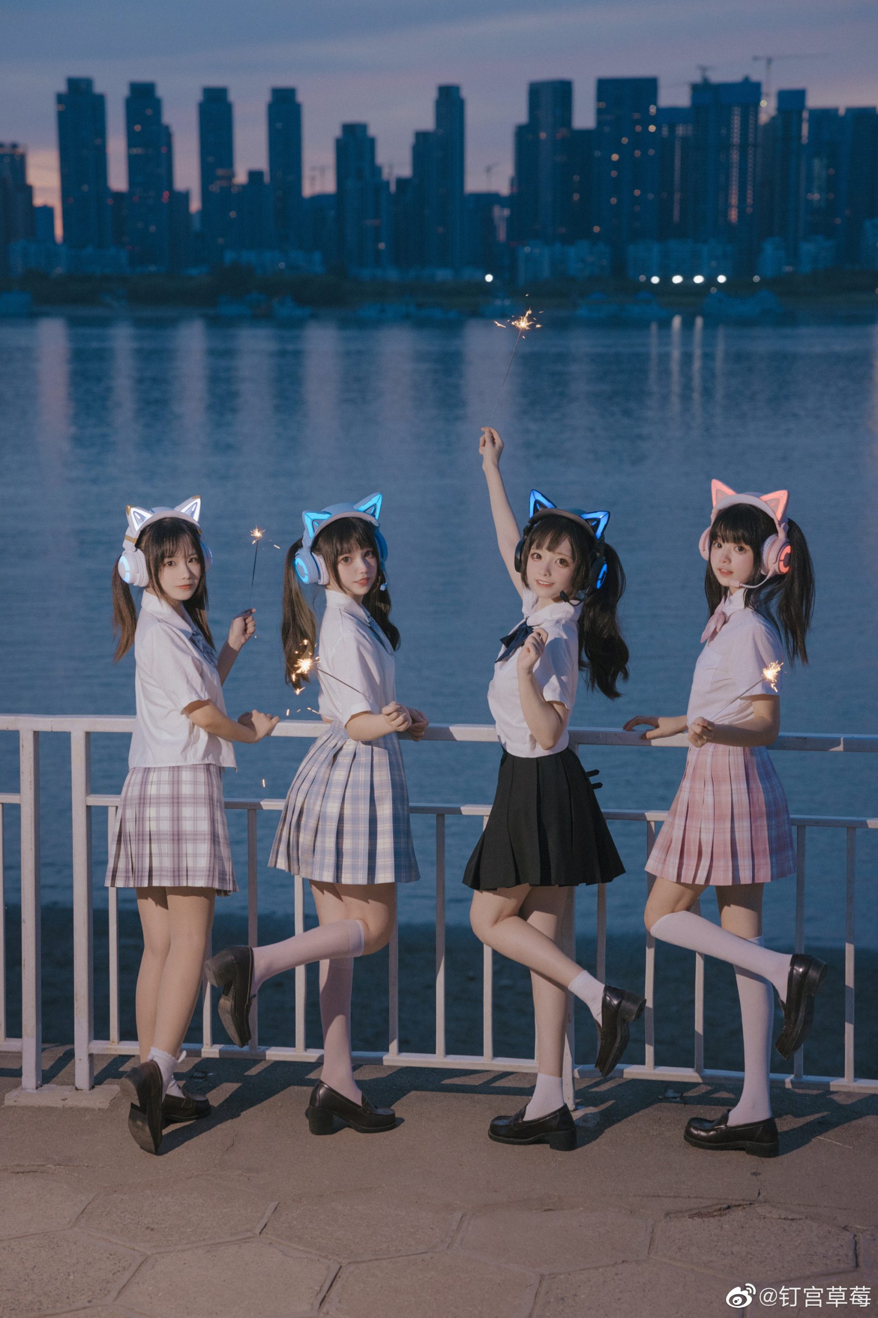 jk日常 新学期新风格！穿上JK制服@钉宫草莓-米哈社