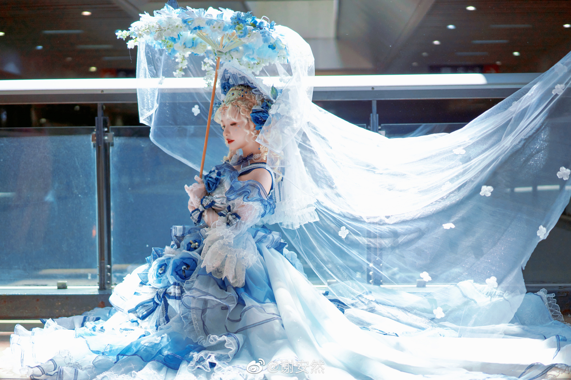 变成了即将放飞的风筝……@谢安然-米哈社