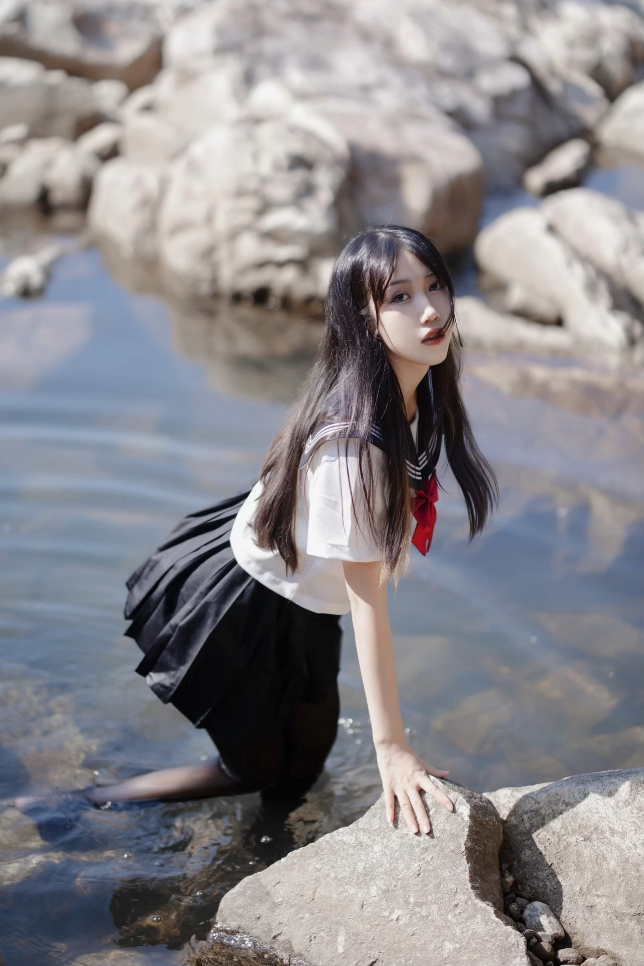 迷路的小狐狸遇到奇怪的人……@不呆猫__-米哈社