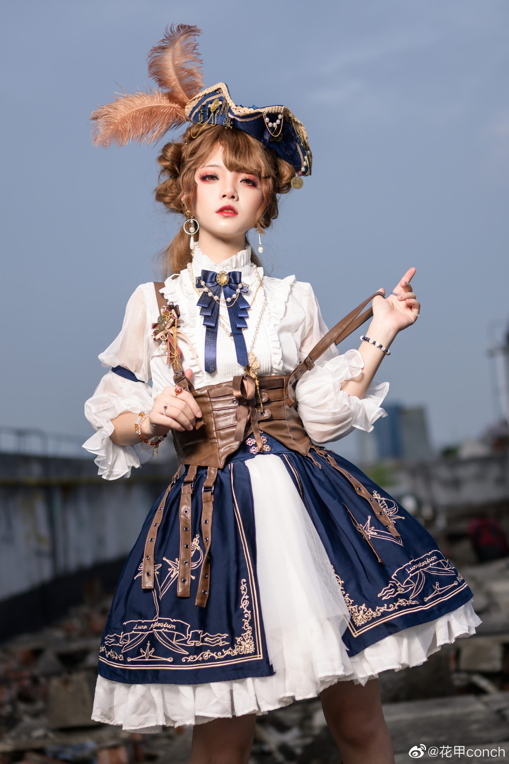 lolita装扮 杨帆！起航 ！ @花甲conch-米哈社