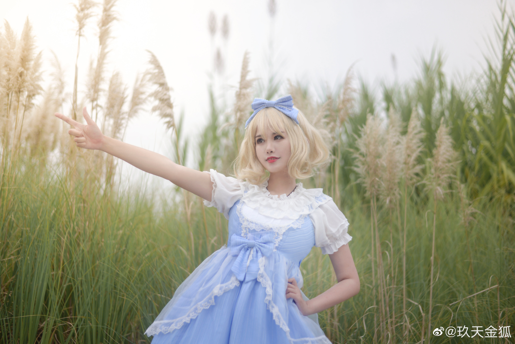 【lolita装扮】希望你做个甜甜的梦，我的意思是，梦到我@玖天金狐-米哈社